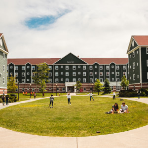 CBU Residence courtyard