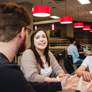 CBU cafeteria students