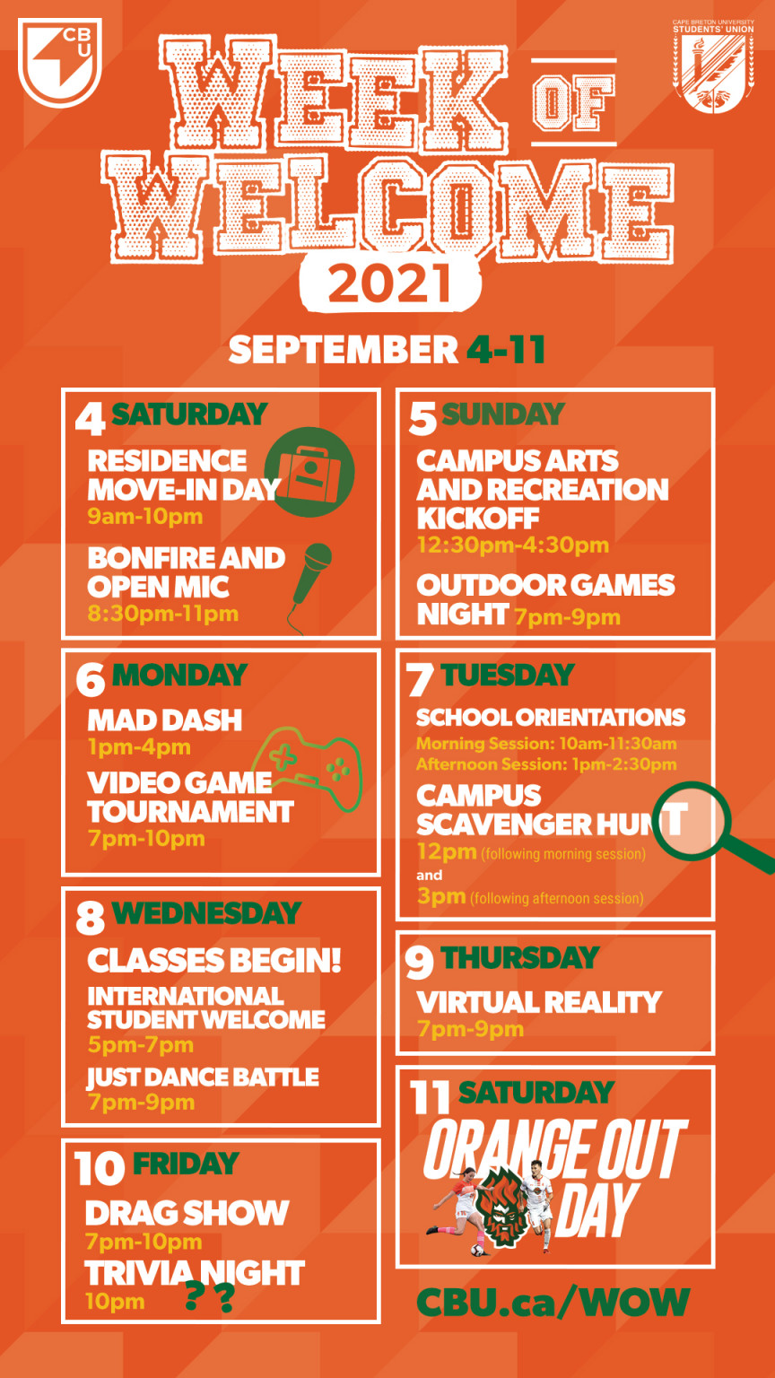 Week of 2021 Cape Breton University Cape Breton University