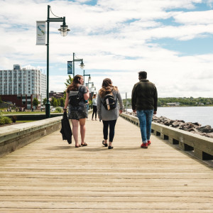 Students at Sydney Boardwalk