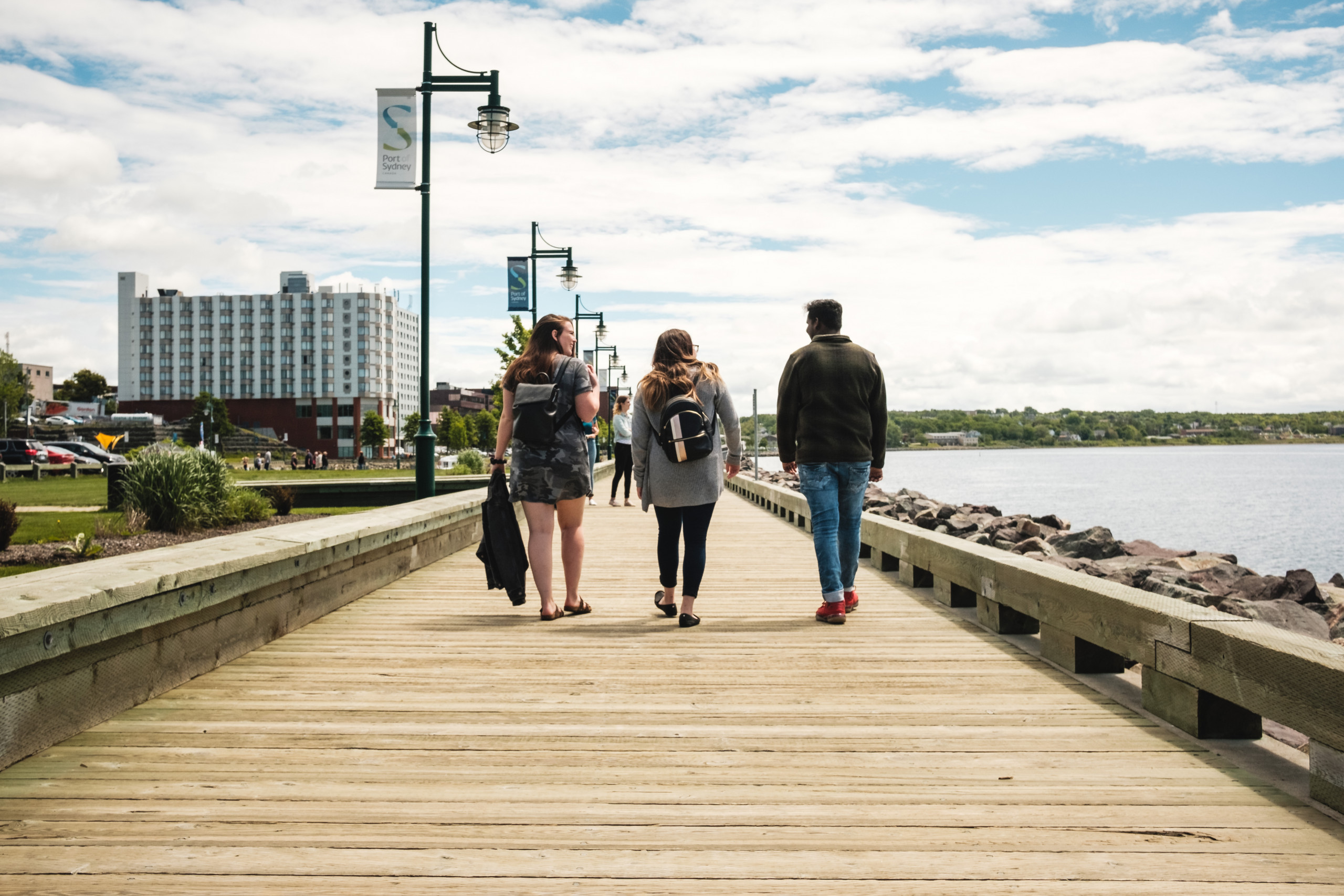 Students at Sydney Boardwalk