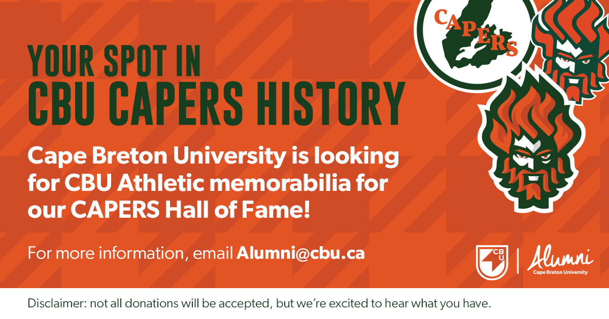 CAPERS Hall of Fame Cape Breton University Cape Breton University