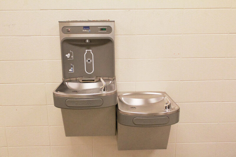 water refill station at CBU