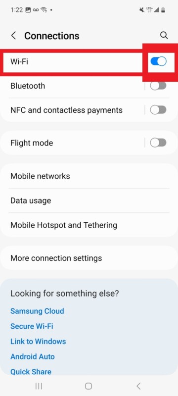 Android Wifi step 3 screenshot