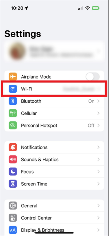 Apple Wifi step 2 screenshot