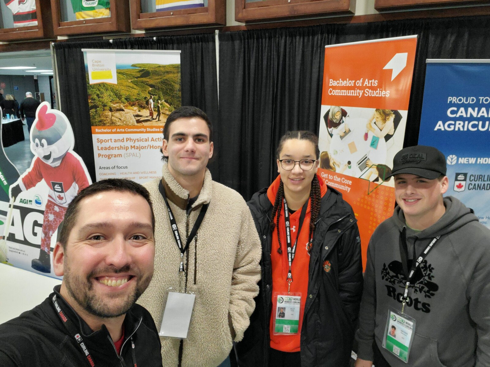 Experiential Learning at the World Women's Curling Championship Cape